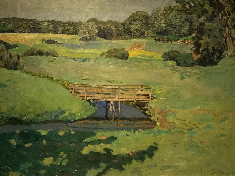 1872-Bernhard Pankok - Radura della foresta